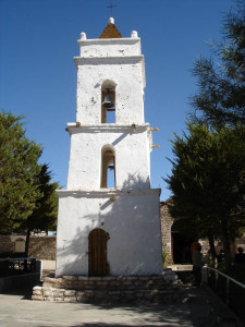 Toconao Church, bell tower